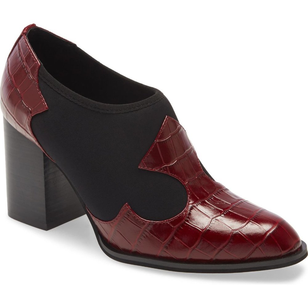Intentionally Blank Auntie Croc Embossed Bootie - Picture 7 of 7